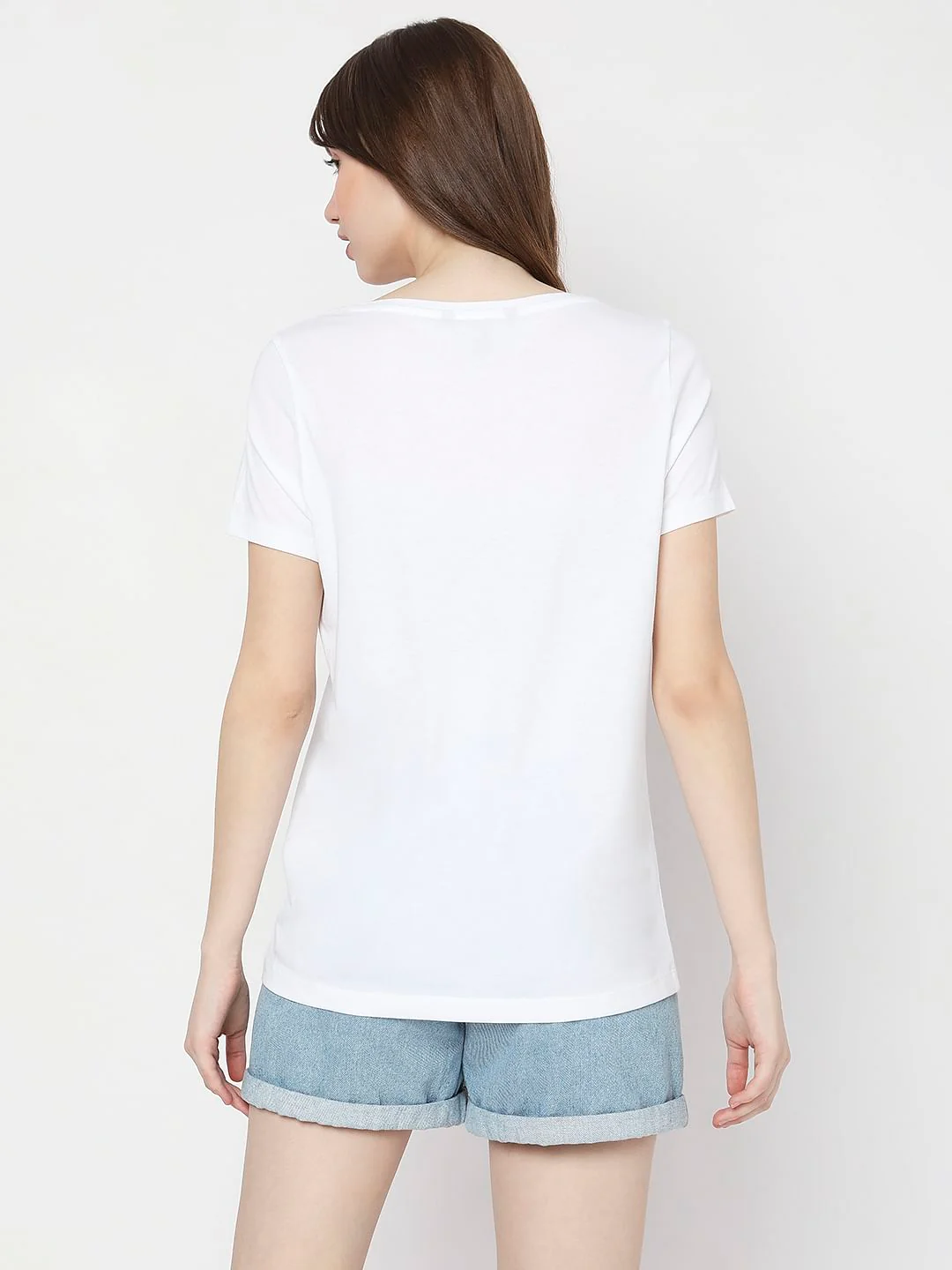 White Graphic Print T-Shirt - Image 4