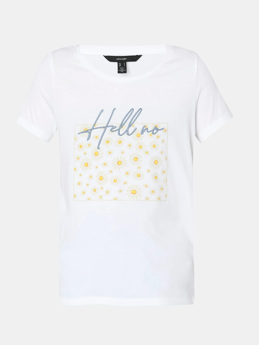 White Graphic Print T-Shirt - Image 7