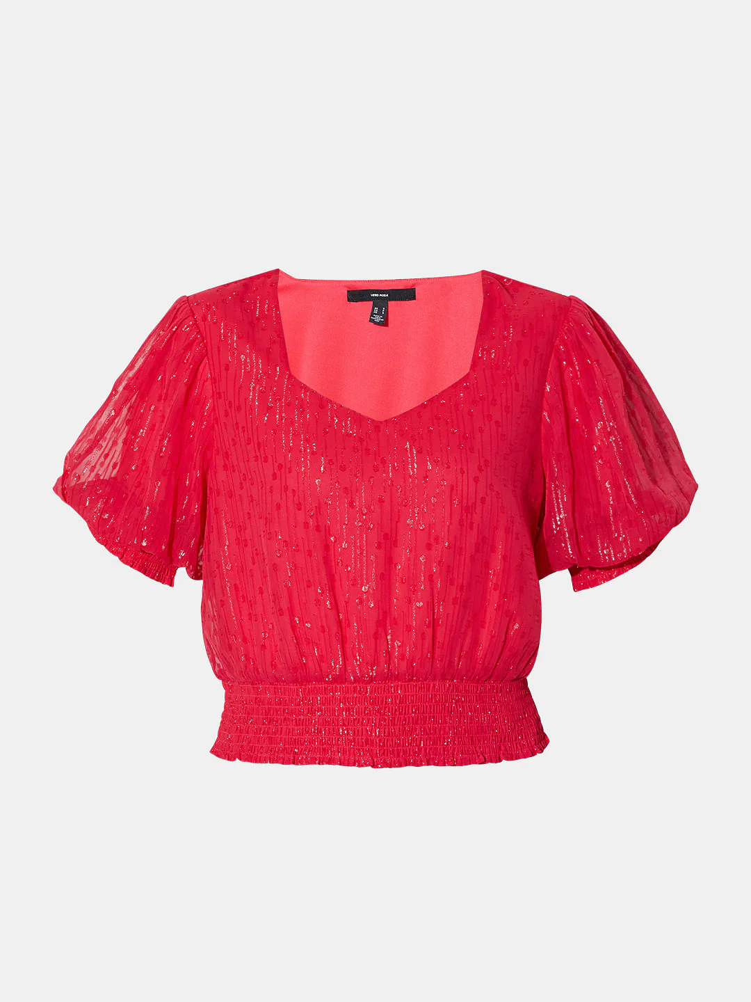 Red Shimmer Short Top - Image 7