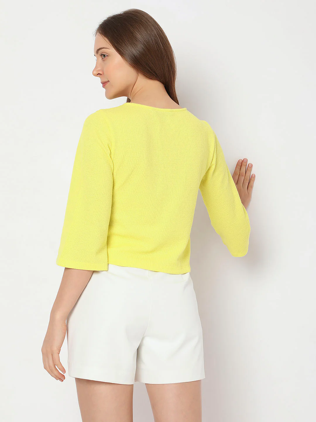 Yellow Textured Top - Image 4
