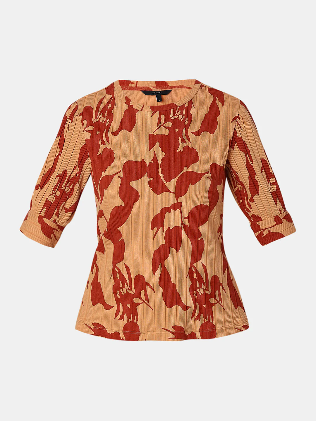 Brown Printed Top - Image 7