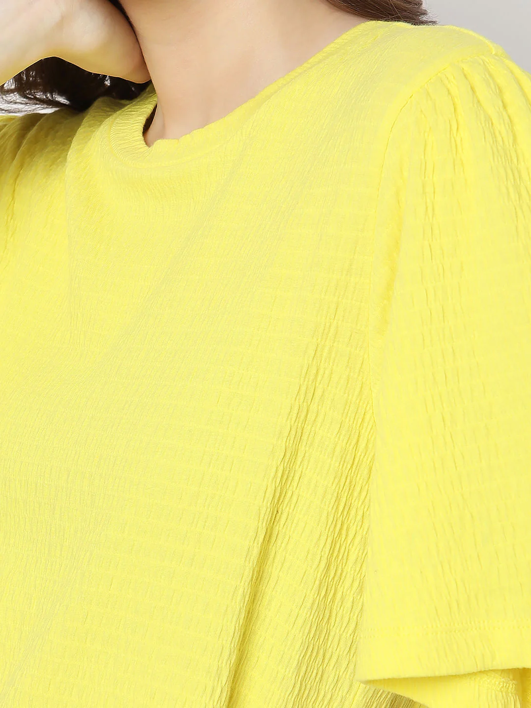 Yellow Textured Top - Image 8