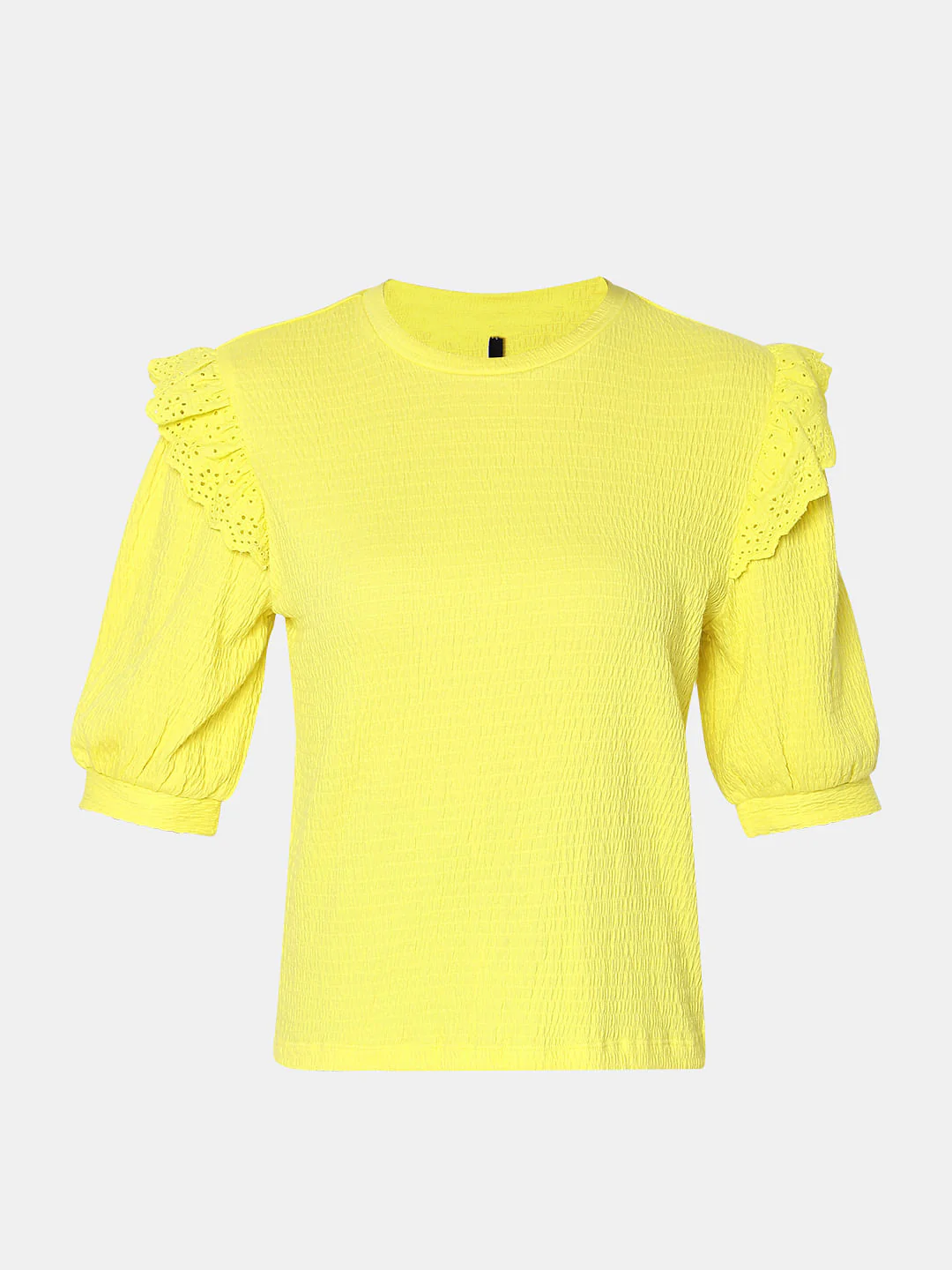 Yellow Textured Top - Image 7