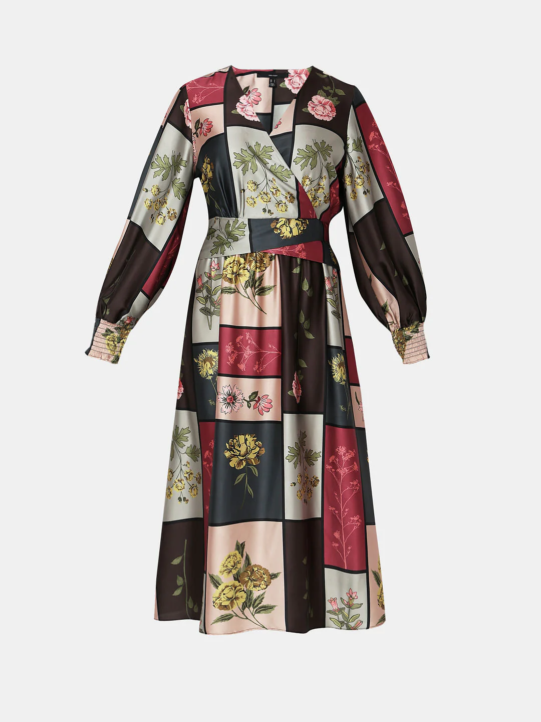 Green Floral Print Midi Dress - Image 6