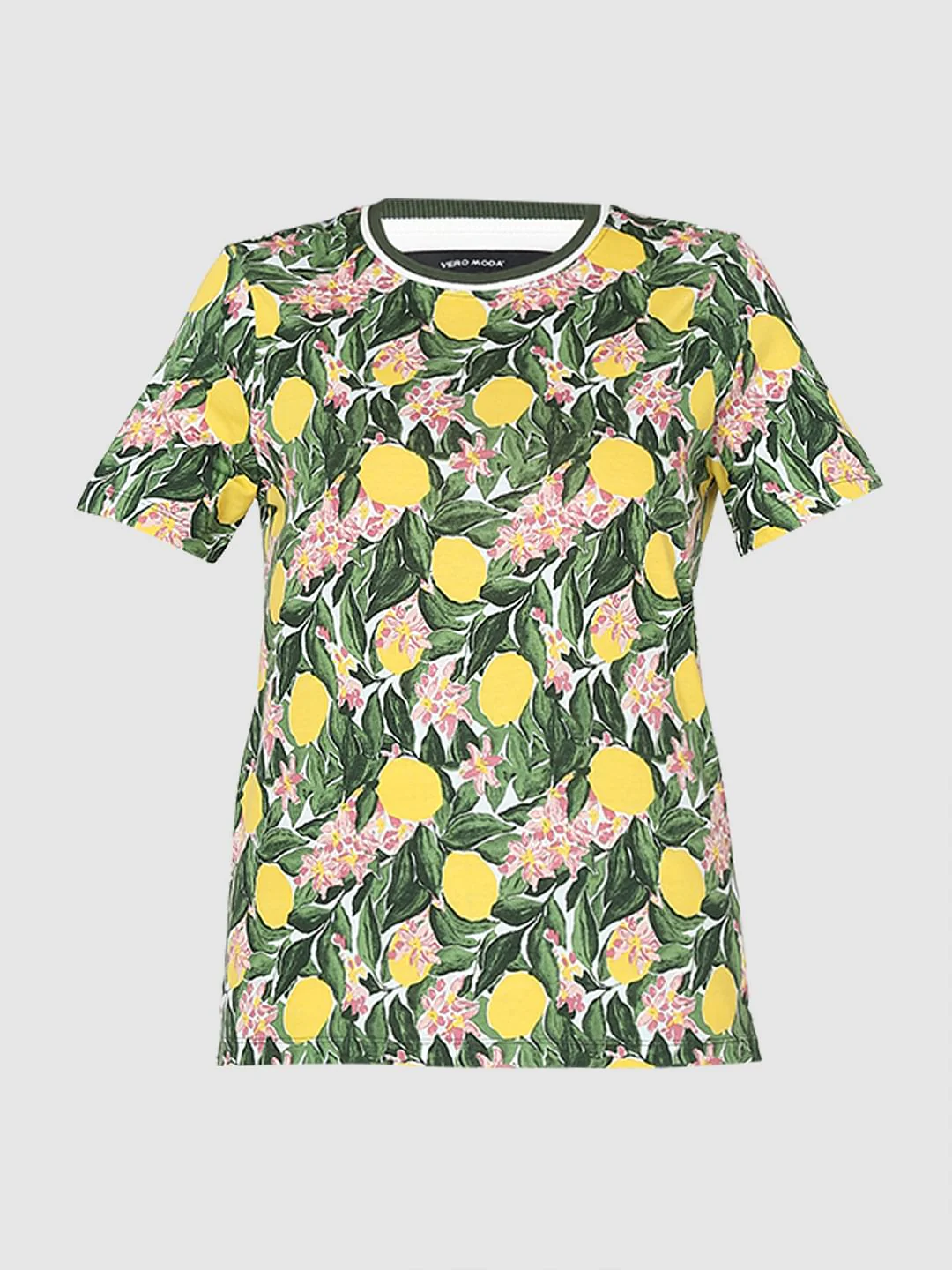 Green Lemon Printed T-Shirt - Image 7