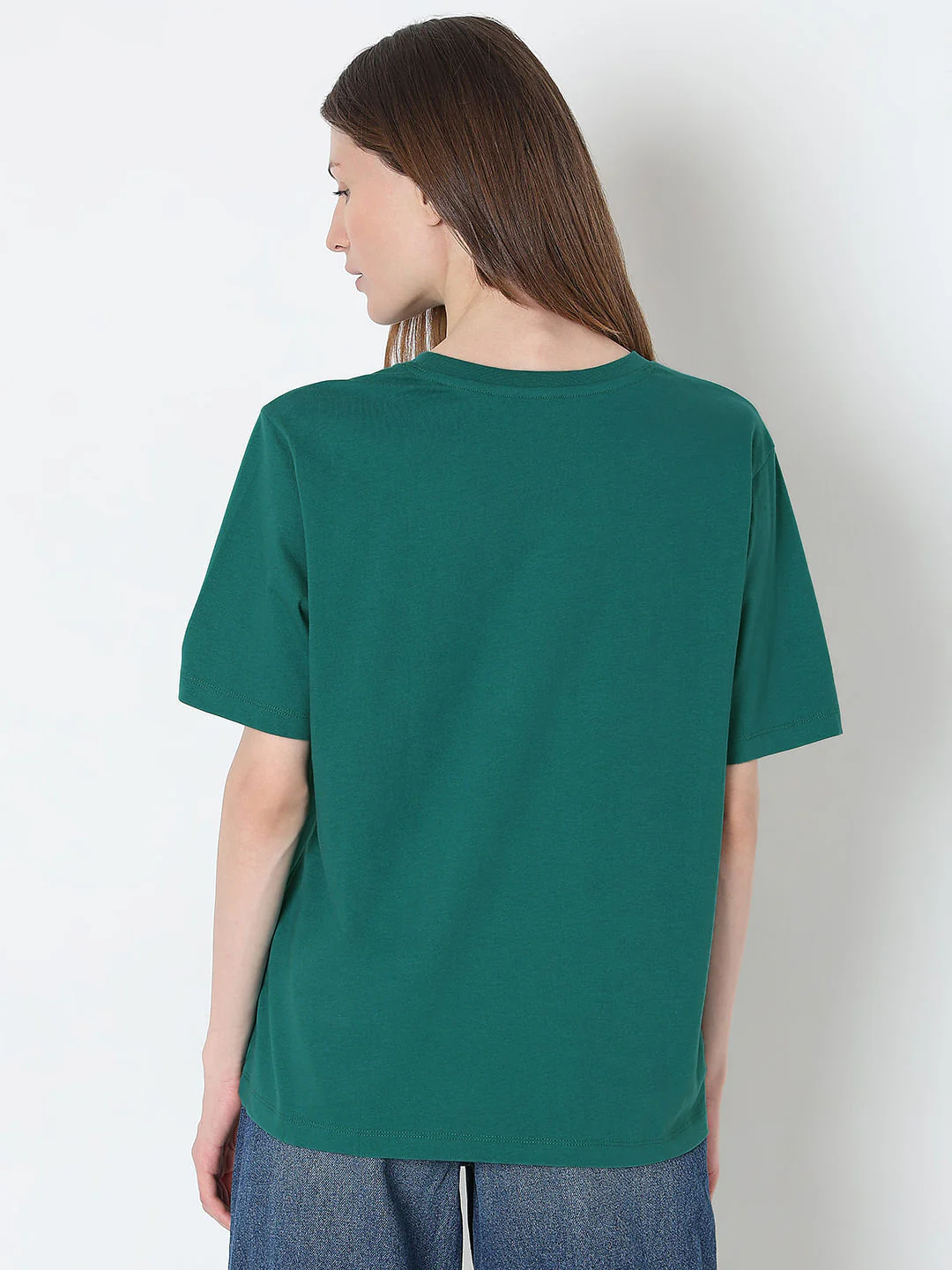 Green Floral Print T-Shirt - Image 4