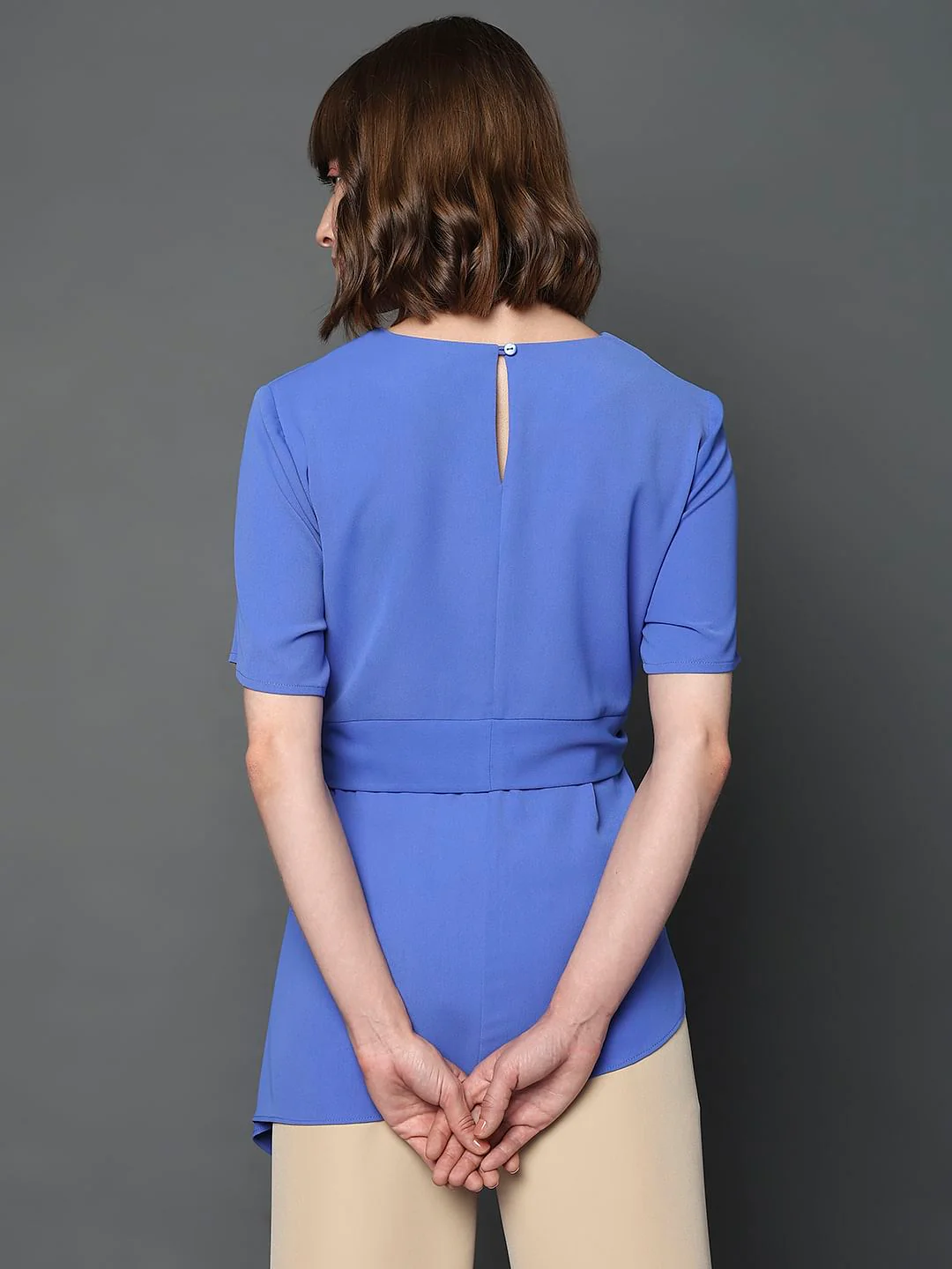 Blue Asymmetrical Top - Image 4