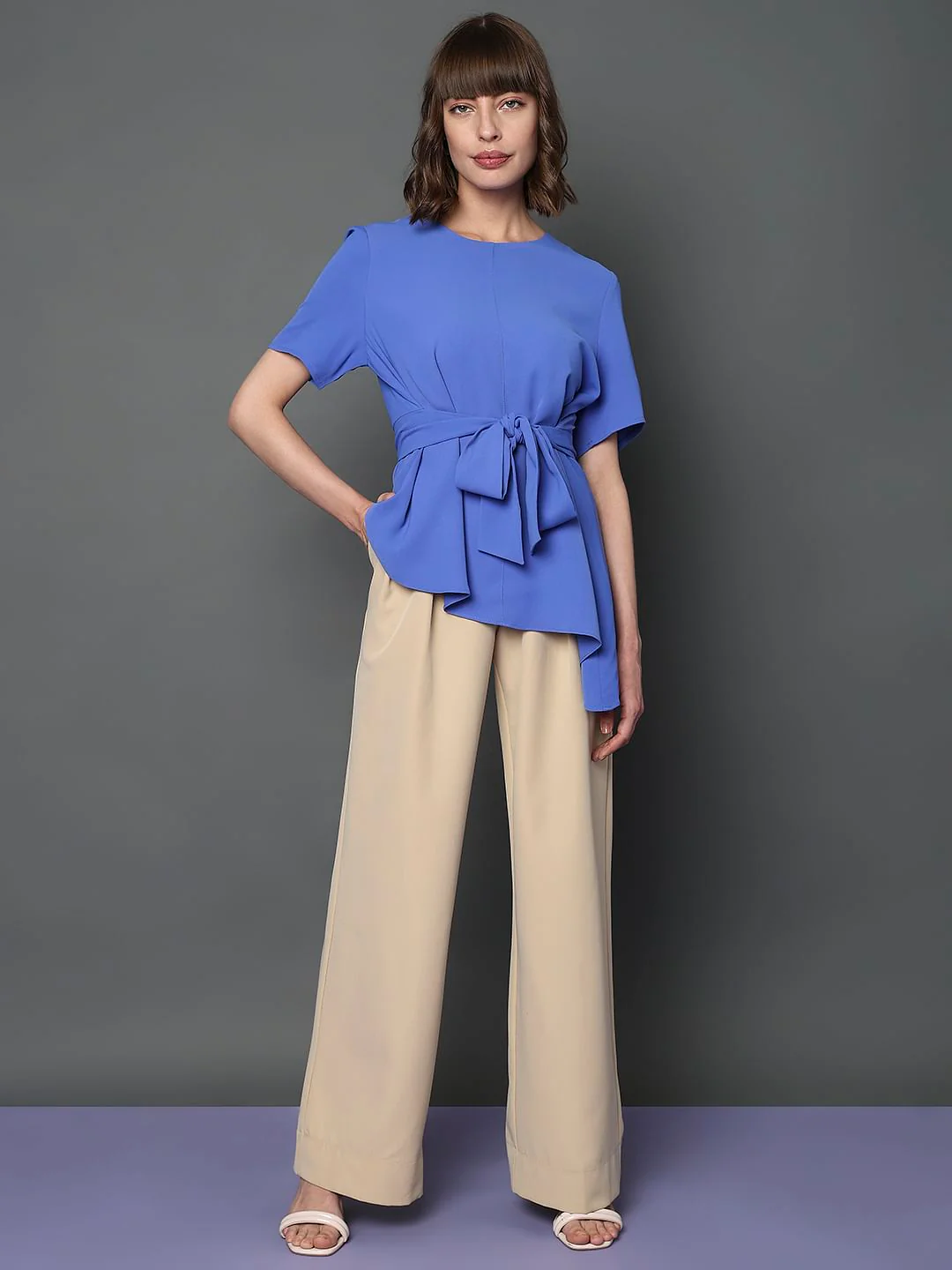 Blue Asymmetrical Top - Image 5