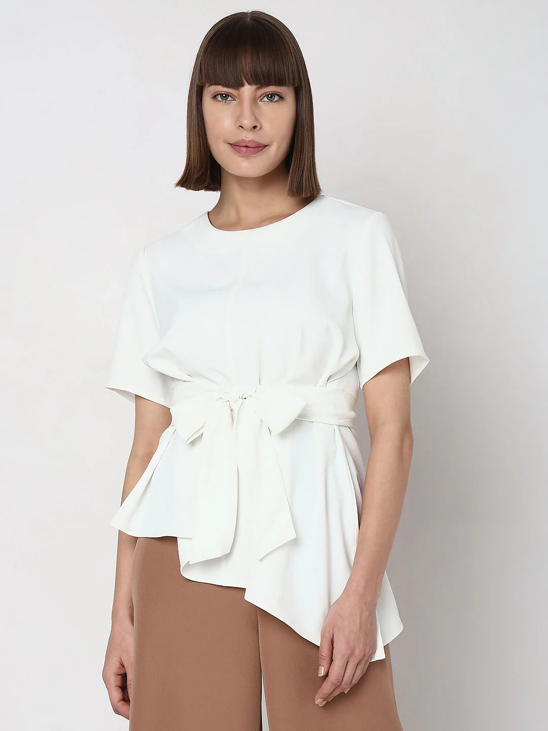 White Asymmetrical Top - Image 2