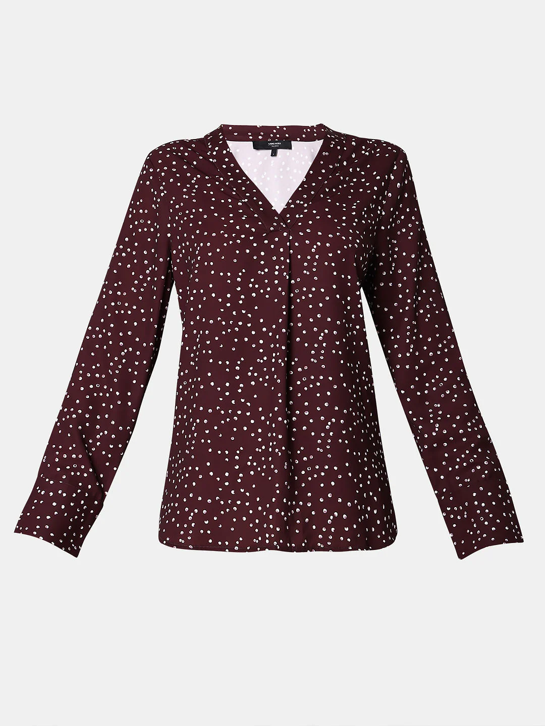 Maroon Polka Dot Top - Image 7