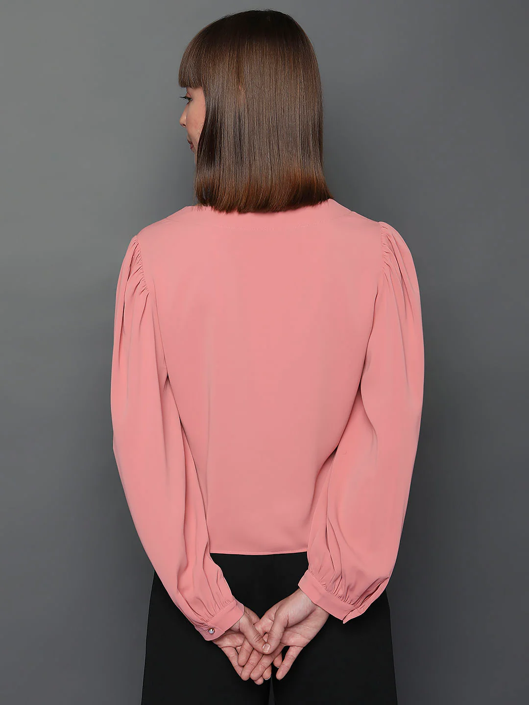 Pink V-Neck Top - Image 4