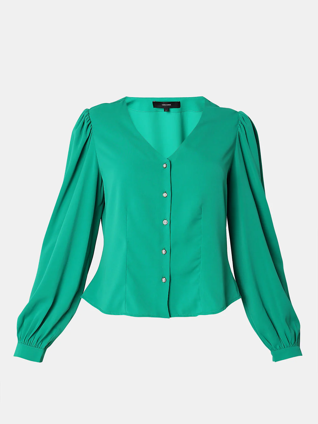 Green V-Neck Top - Image 7