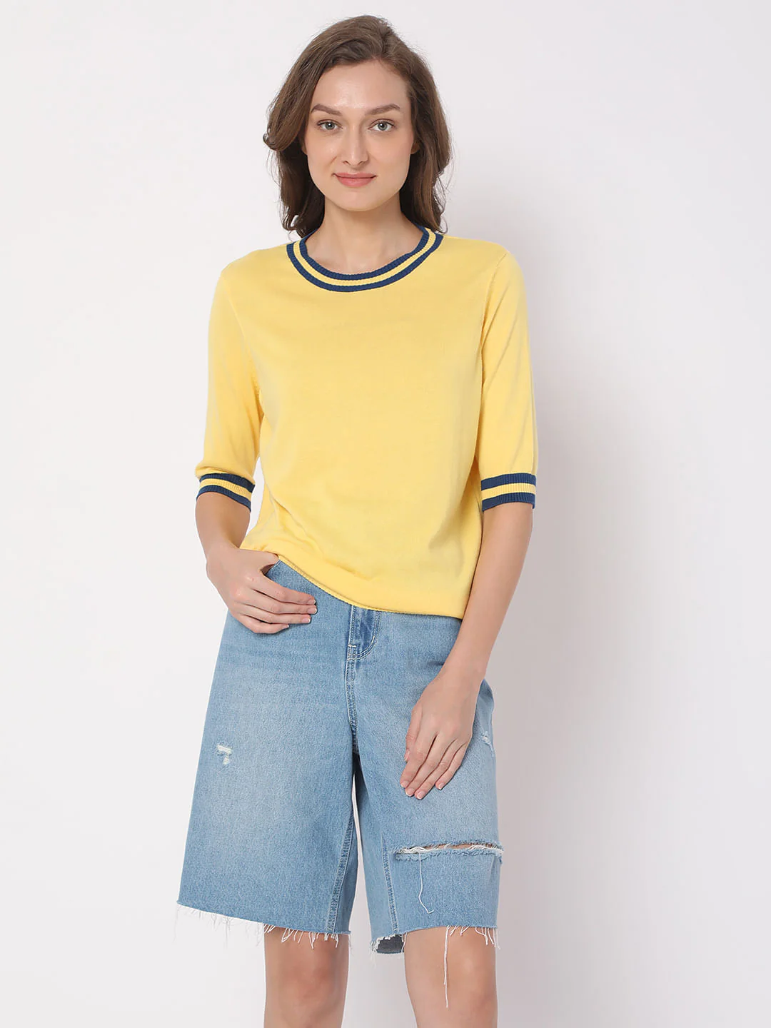 Yellow Knit Top - Image 2