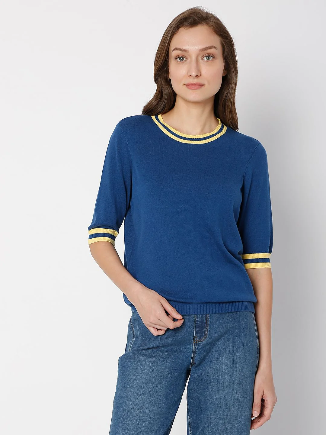 Blue Knit Top - Image 2