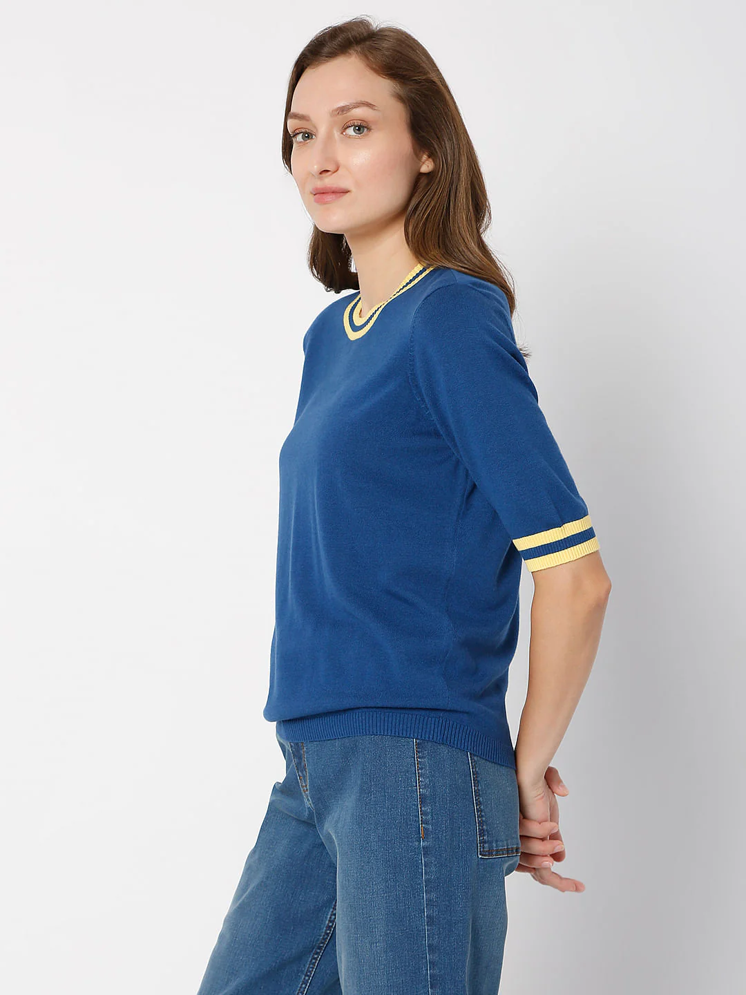 Blue Knit Top - Image 3