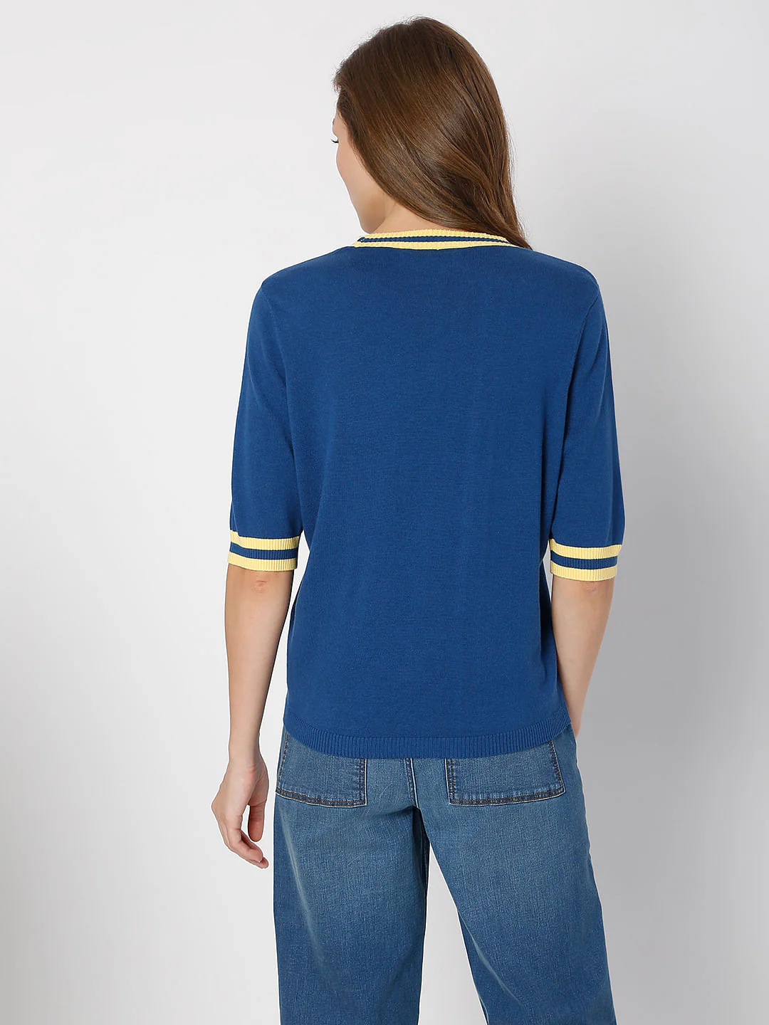 Blue Knit Top - Image 4
