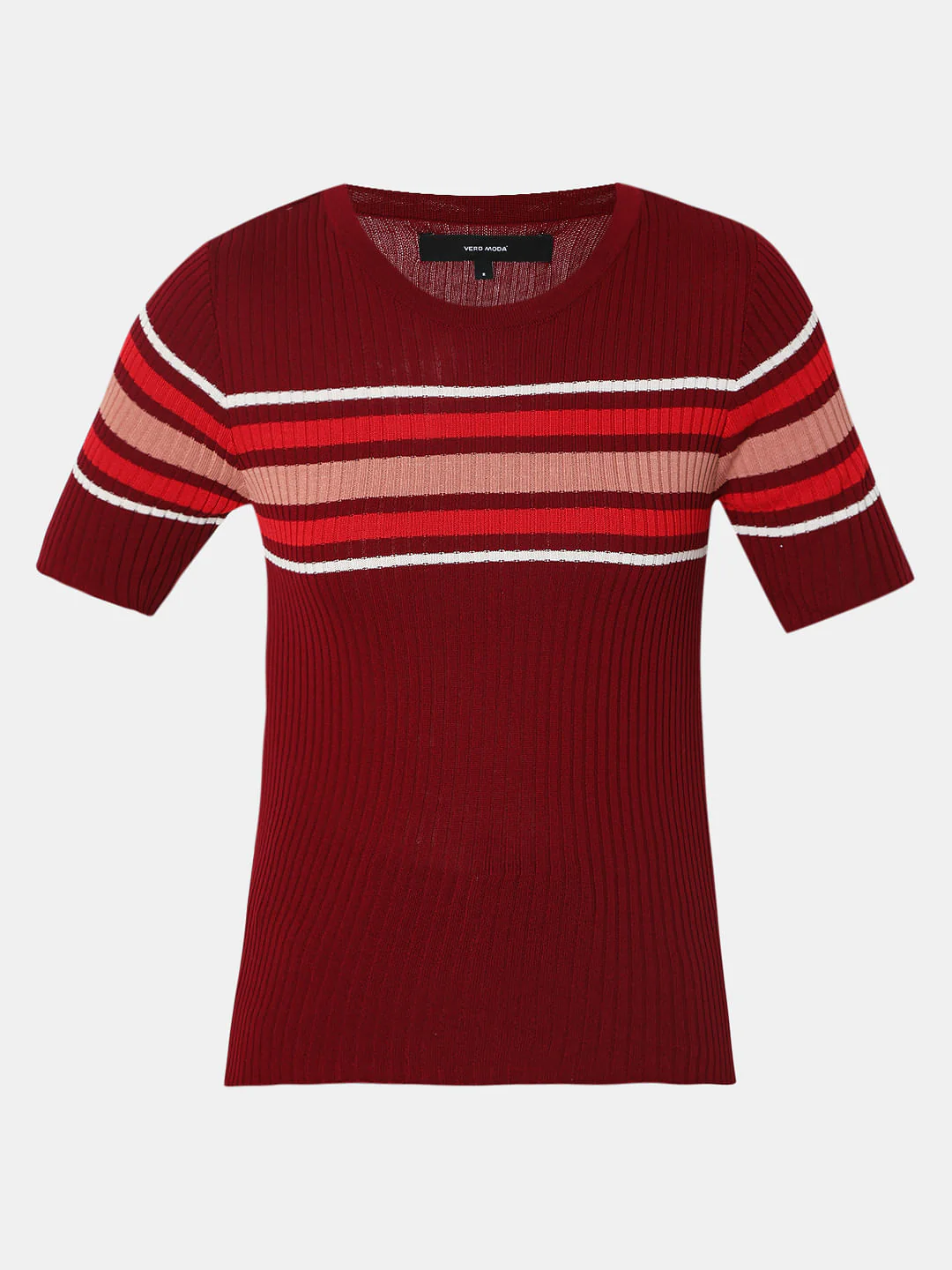 Red Ribbed Top - Image 7