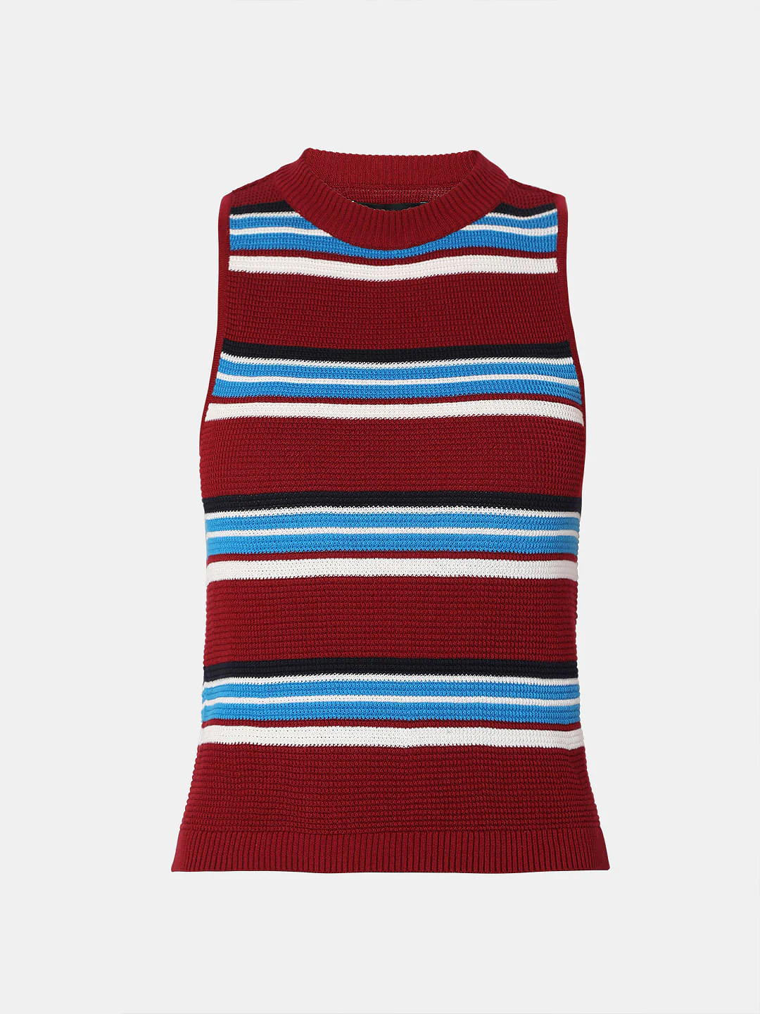 Maroon Striped Top - Image 7