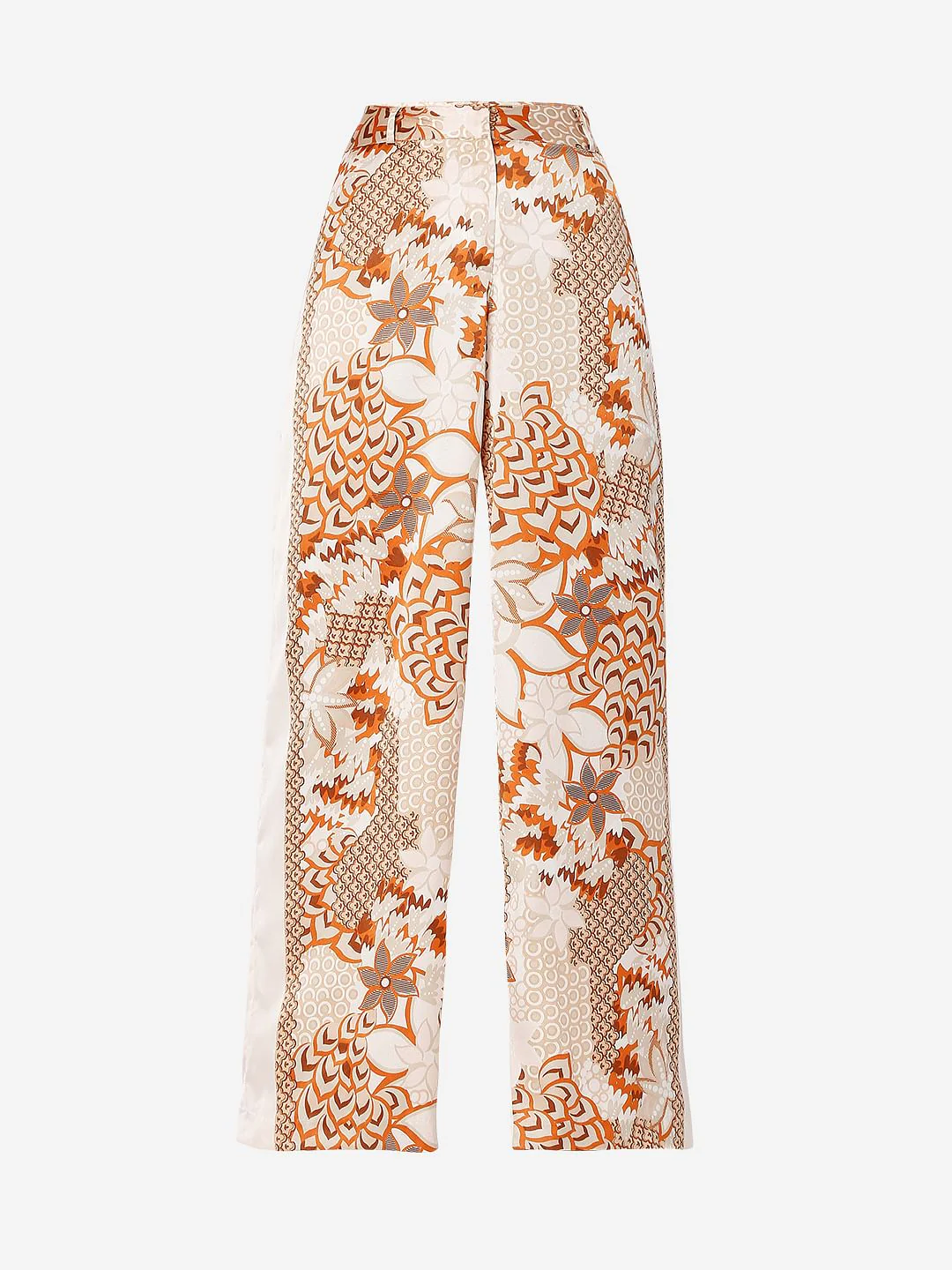 Light Pink High Rise Printed Co-Ord Pants - Image 7