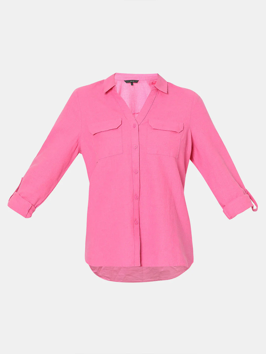 Pink Linen Shirt - Image 7
