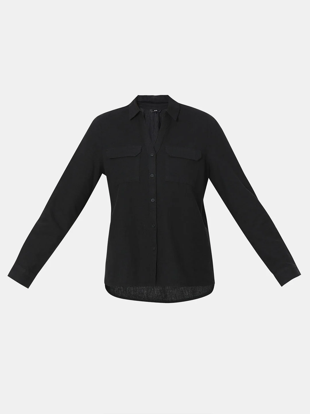 Black Linen Shirt - Image 7
