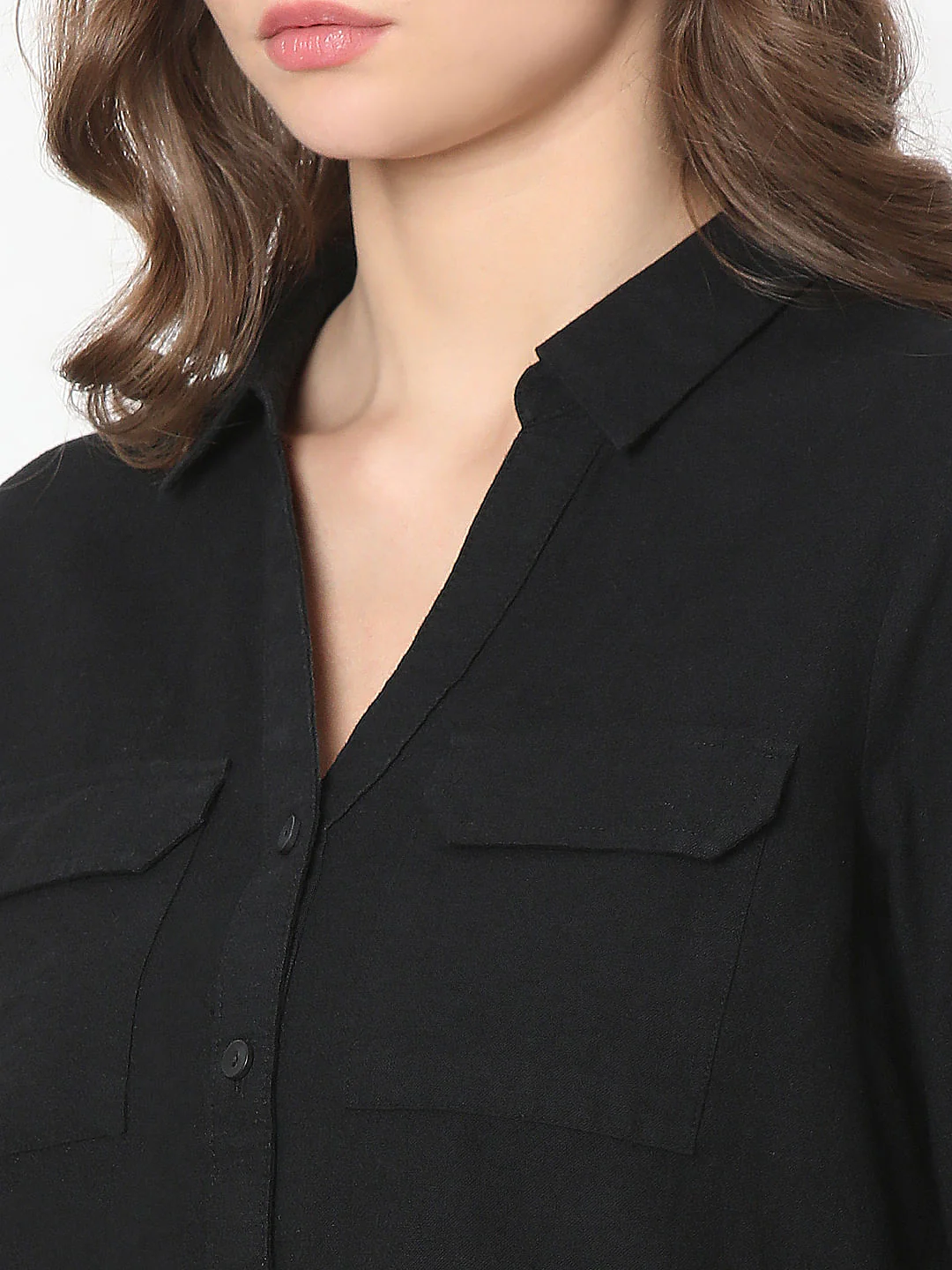 Black Linen Shirt - Image 8