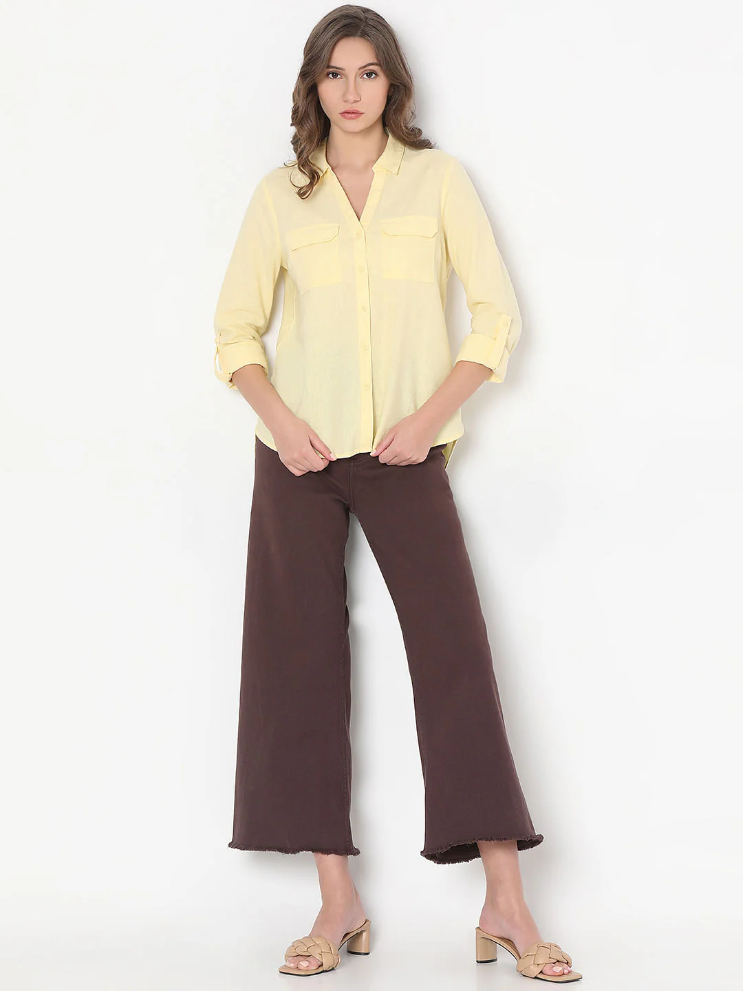 Light Yellow Linen Shirt - Image 5