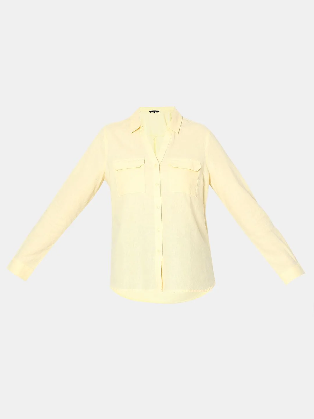 Light Yellow Linen Shirt - Image 7
