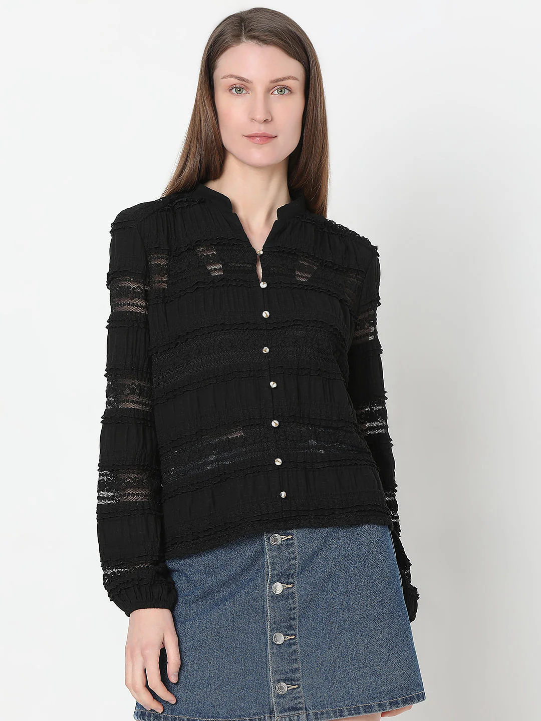Black Lace Top - Image 2