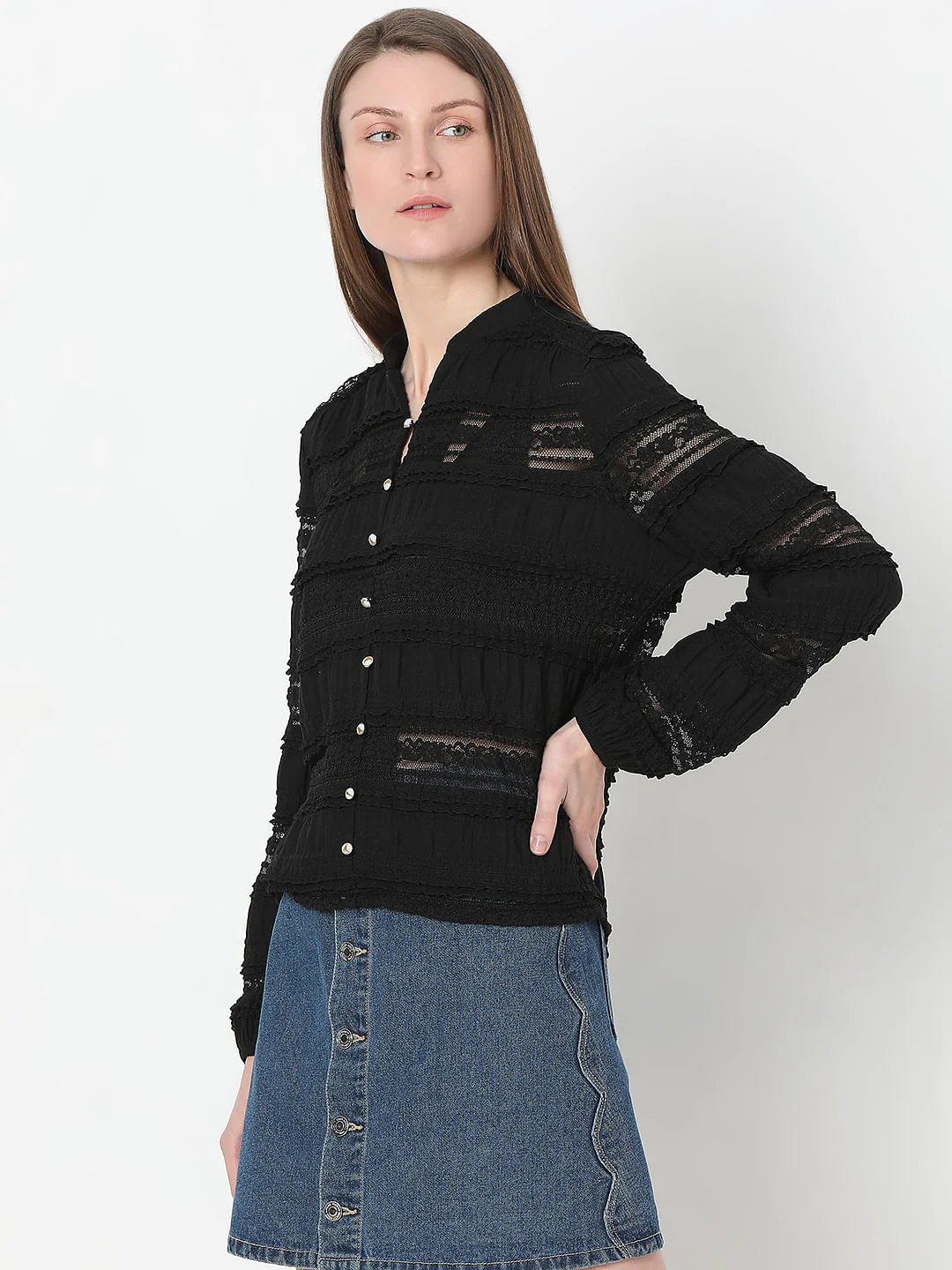 Black Lace Top - Image 3