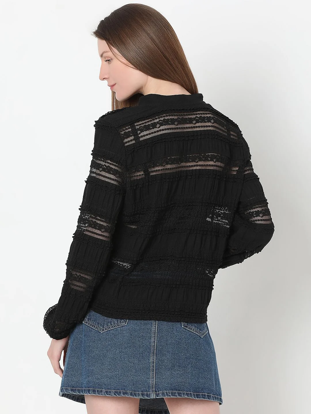 Black Lace Top - Image 4