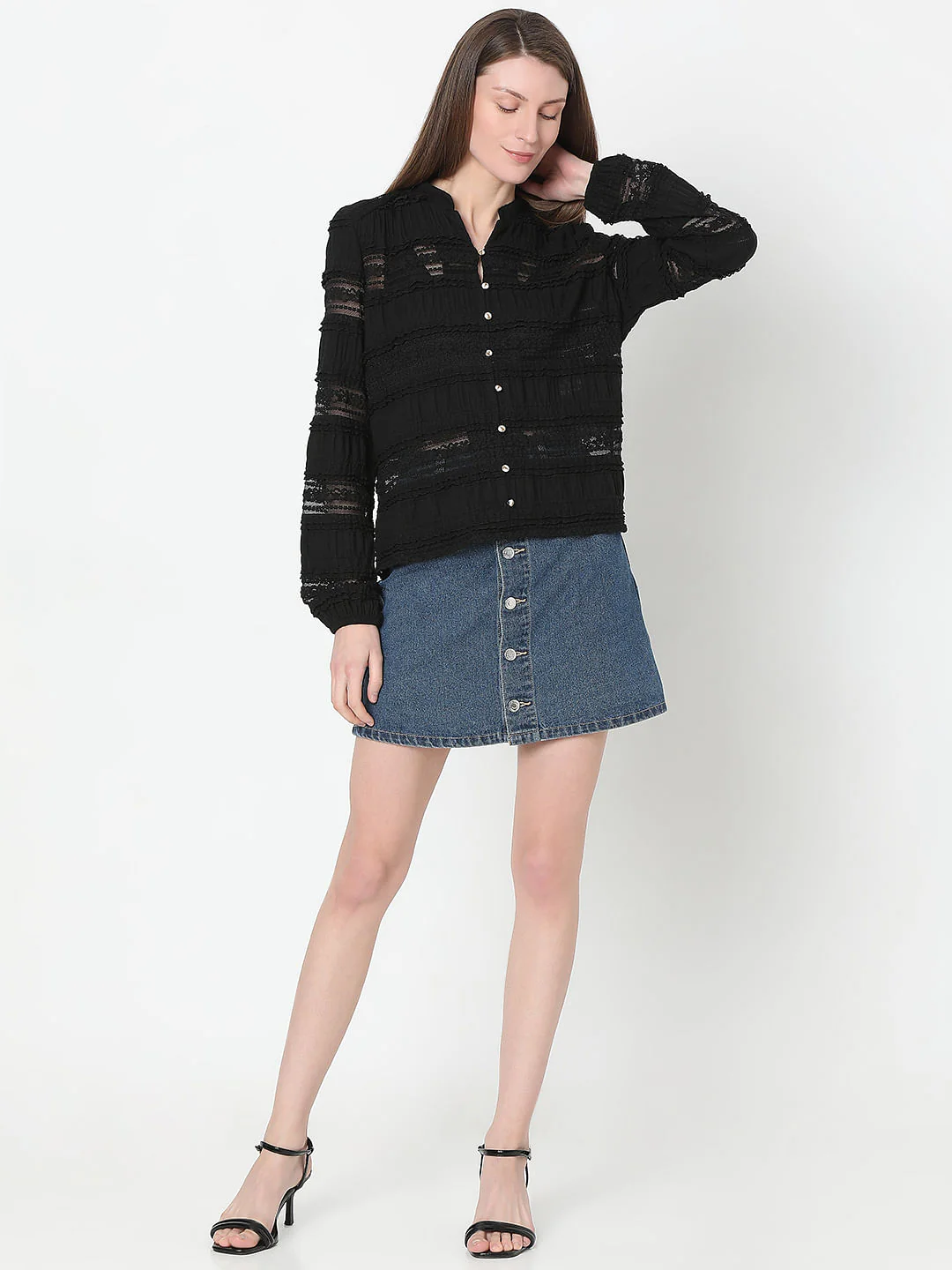 Black Lace Top - Image 5