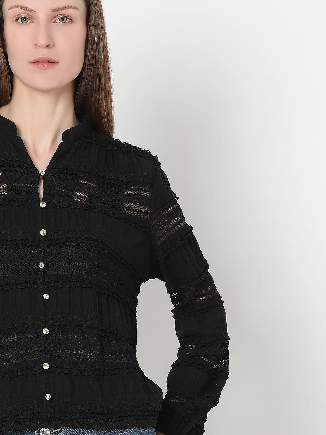 Black Lace Top - Image 6