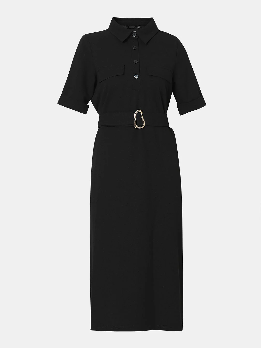 Black Shirt Dress - Image 6