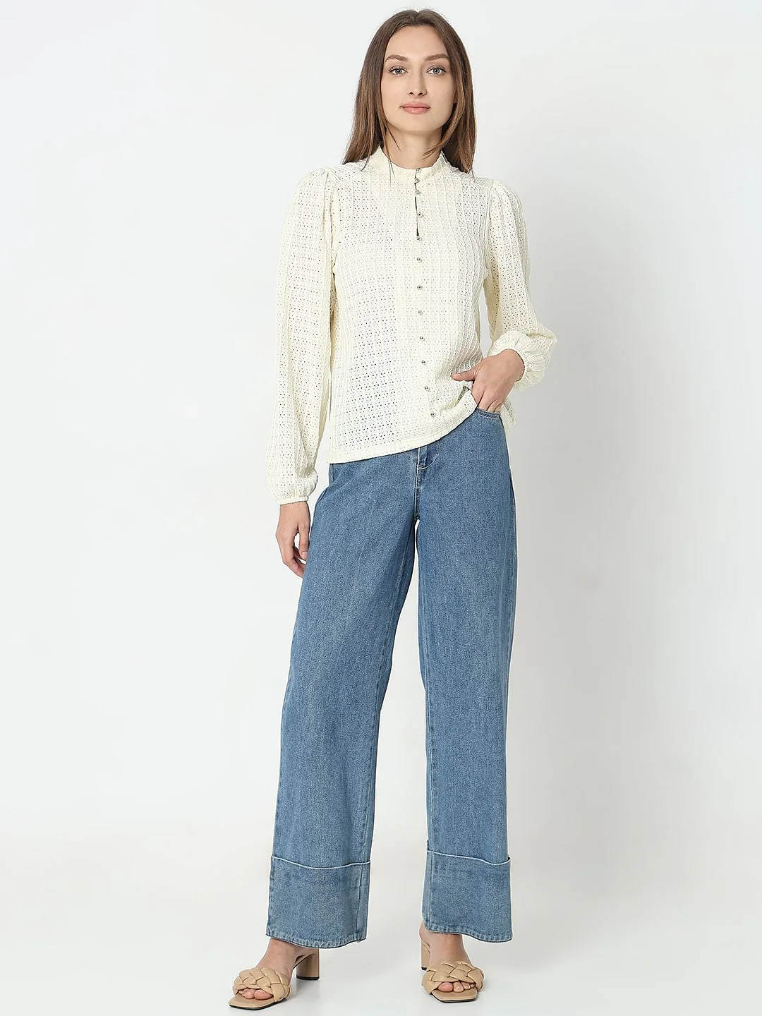 Off-White Lace Top - Image 5