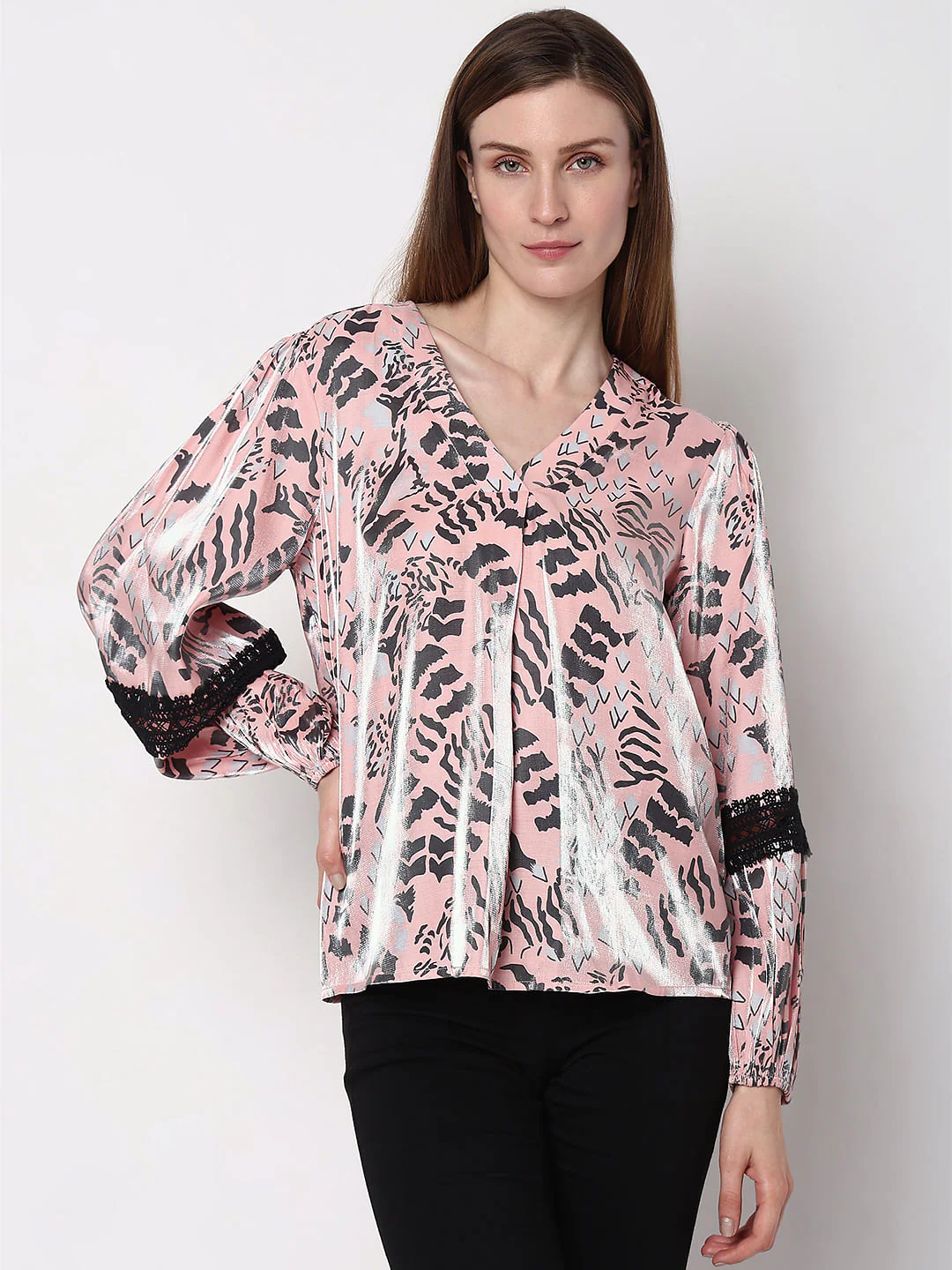 Pink Printed Top - Image 2