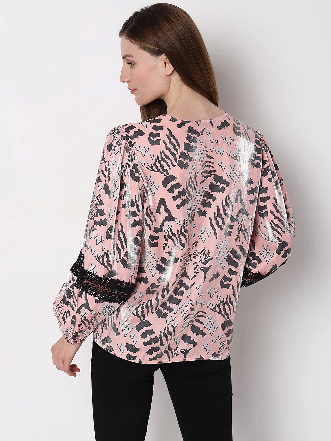 Pink Printed Top - Image 4