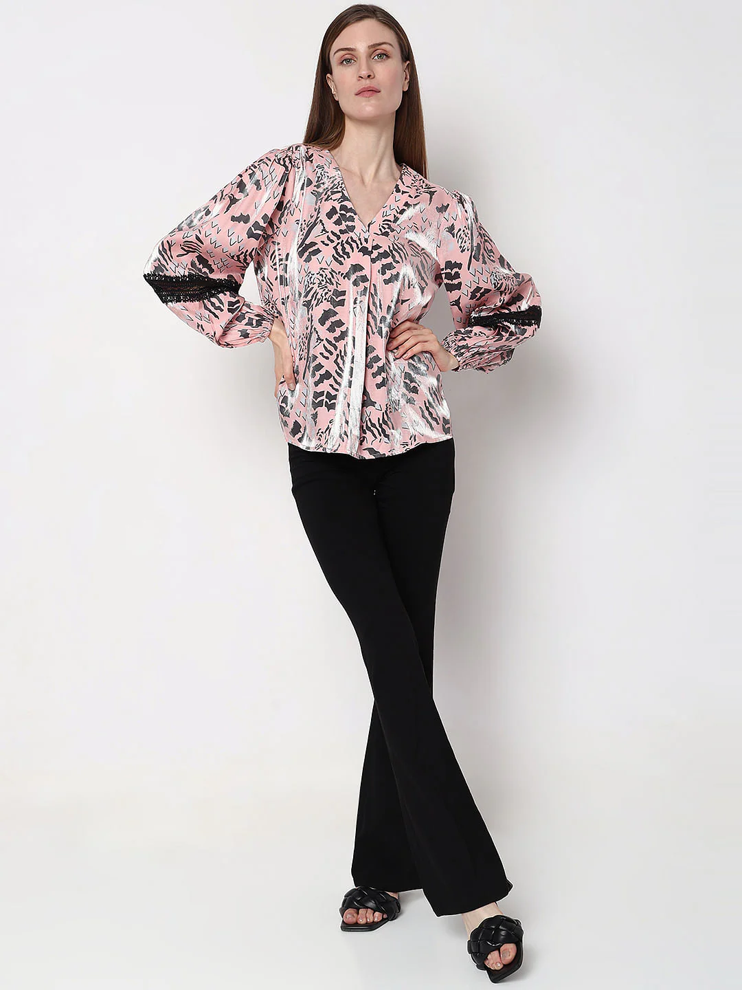 Pink Printed Top - Image 5