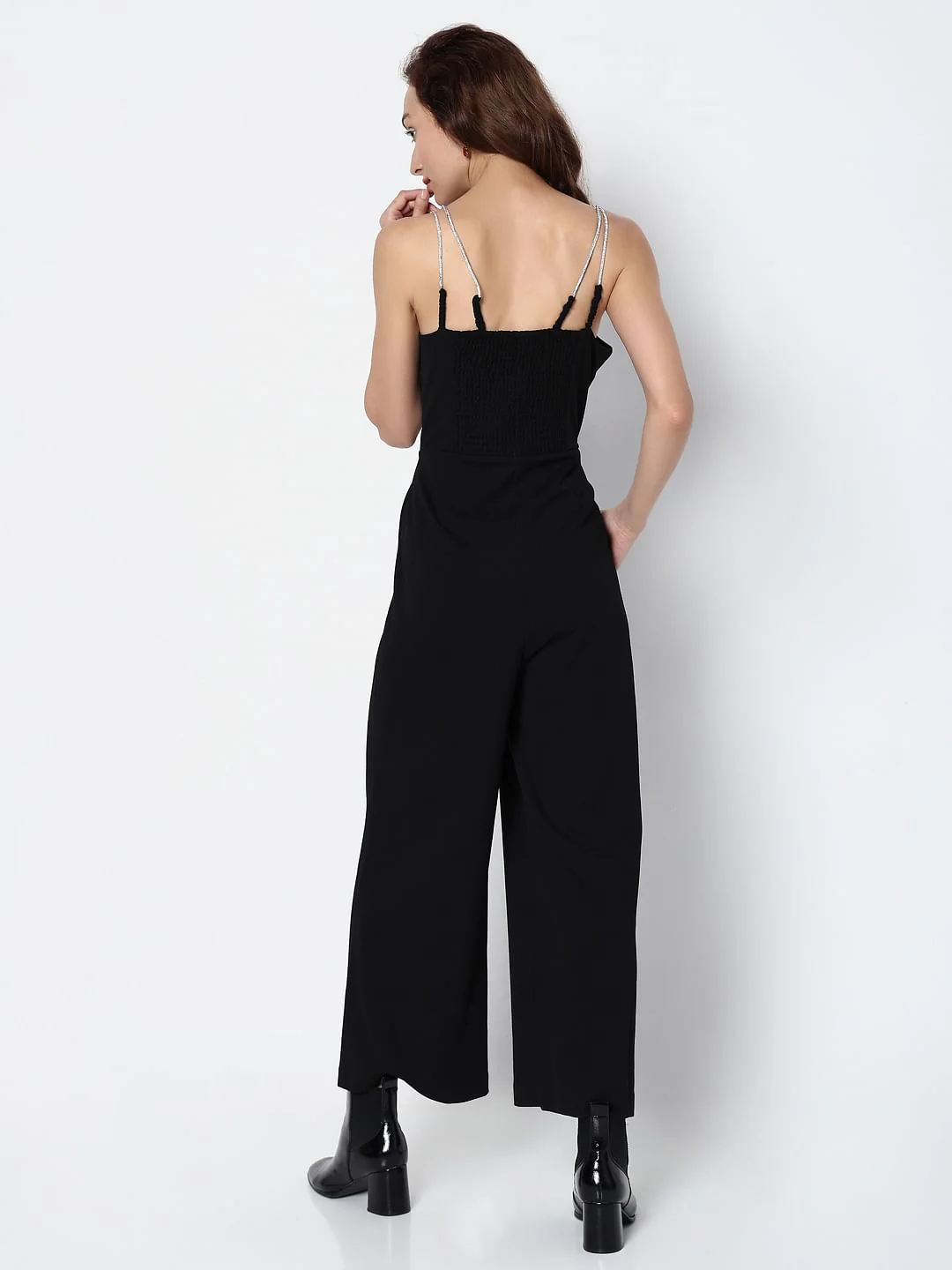 Marquee Black Embellished Jumpsuit - Image 4