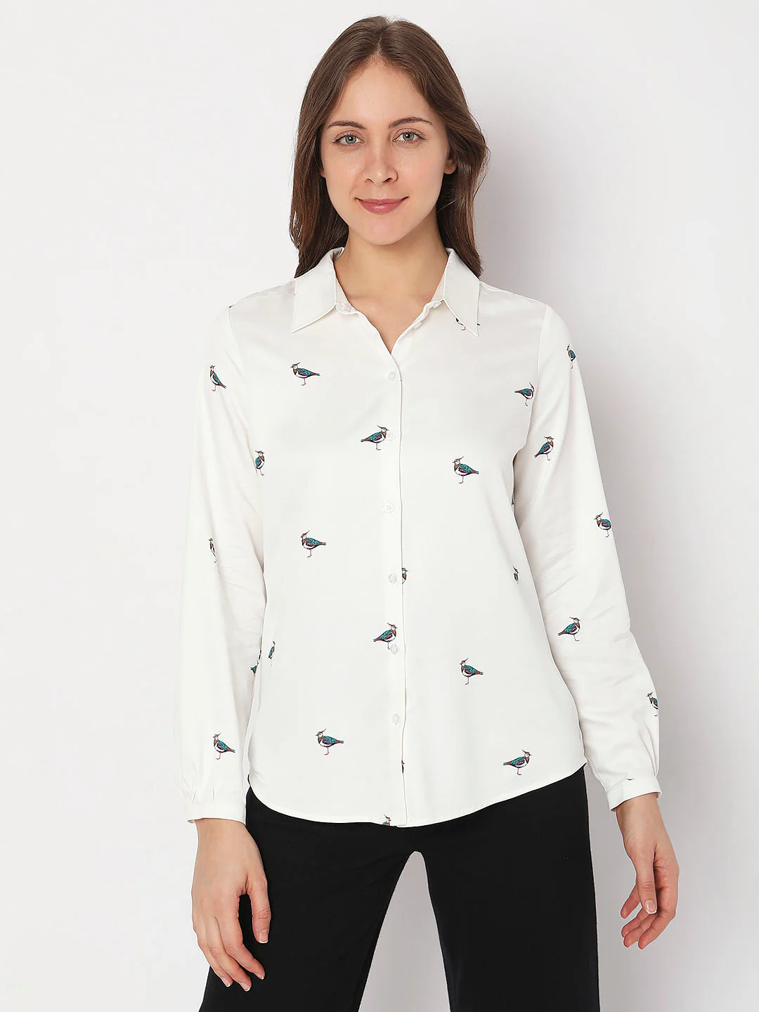 White Embroidered Shirt - Image 2