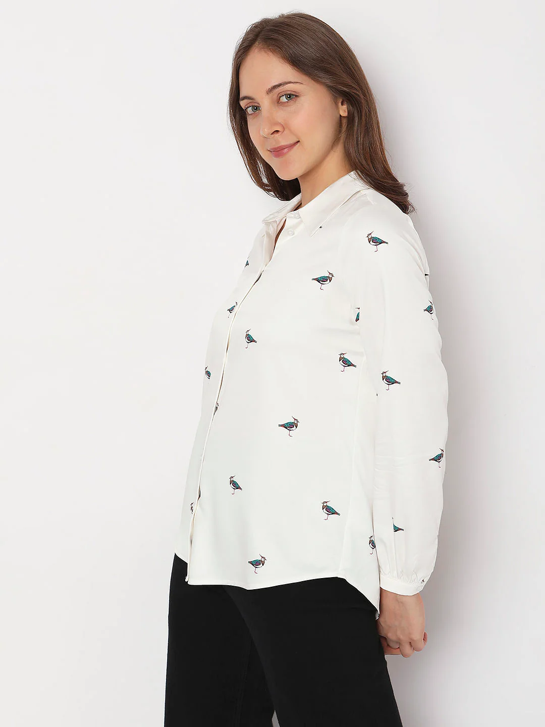 White Embroidered Shirt - Image 3