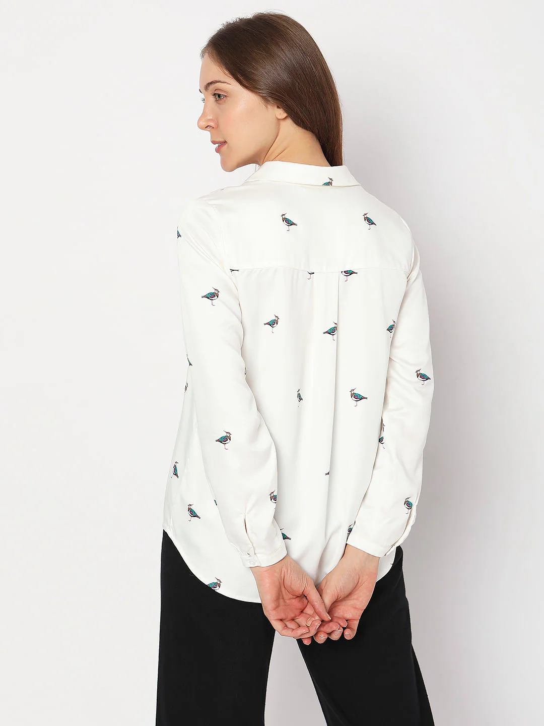 White Embroidered Shirt - Image 4