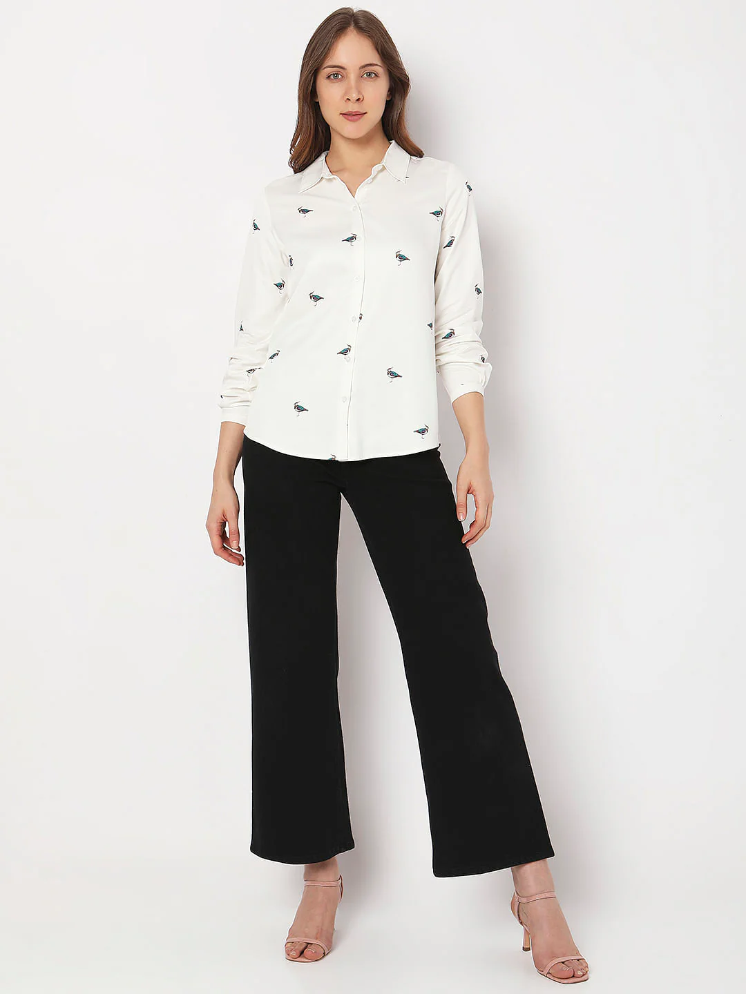 White Embroidered Shirt - Image 5