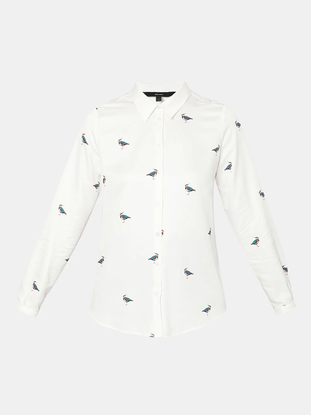 White Embroidered Shirt - Image 7