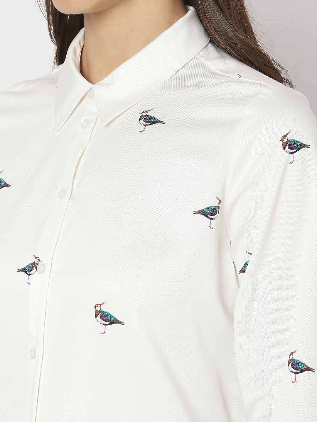 White Embroidered Shirt - Image 8