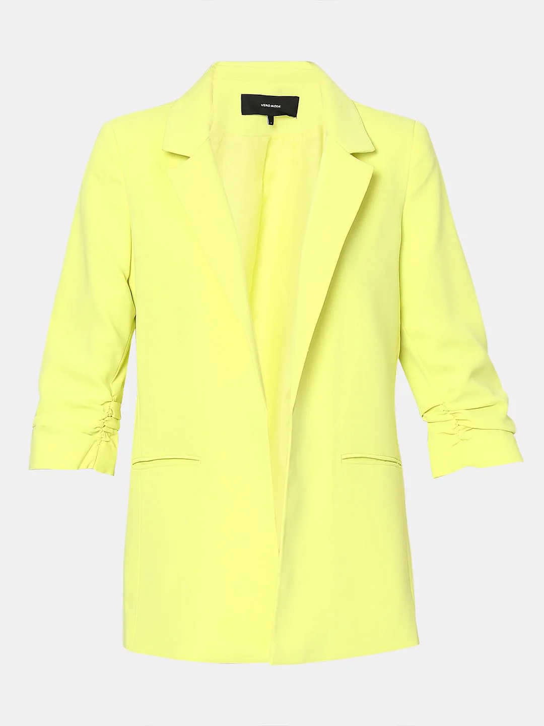 Lime Yellow Tailored Blazer - Image 7