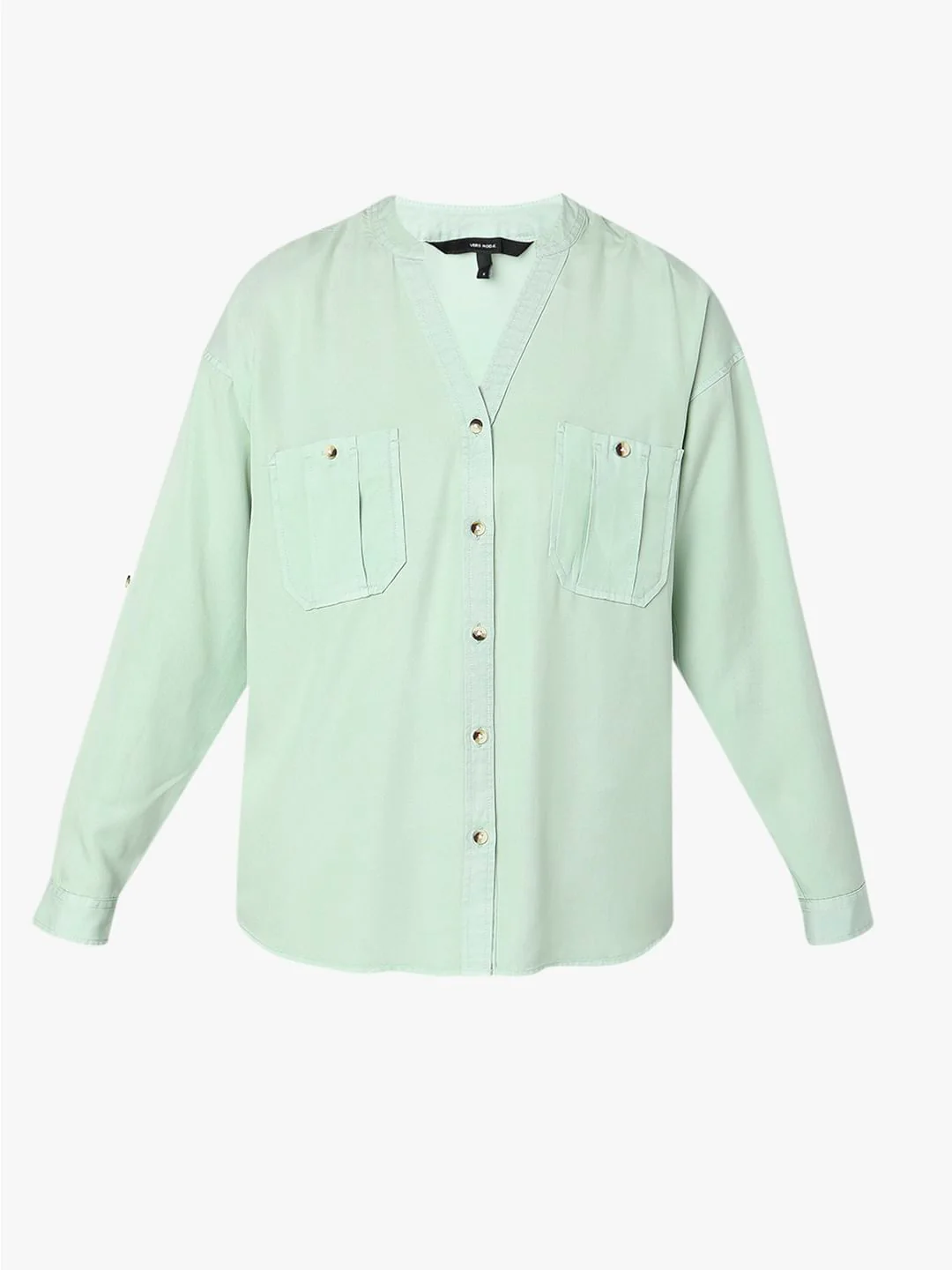 Green V-Neck Shirt - Image 7