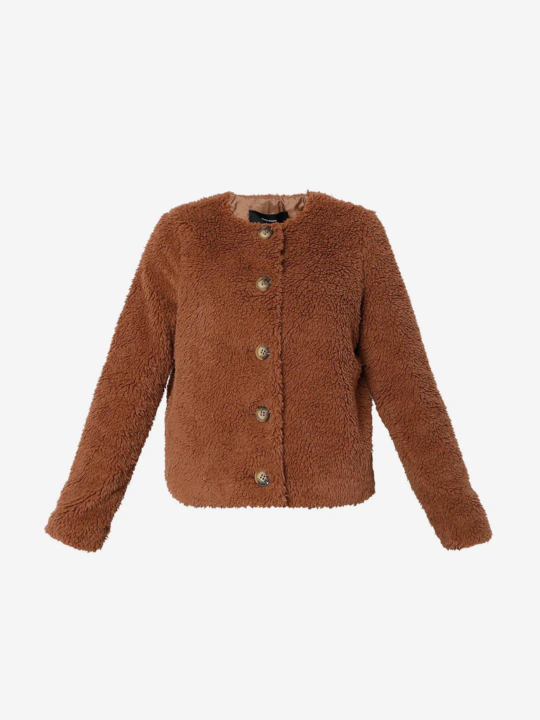 Brown Teddy Short Jacket - Image 7