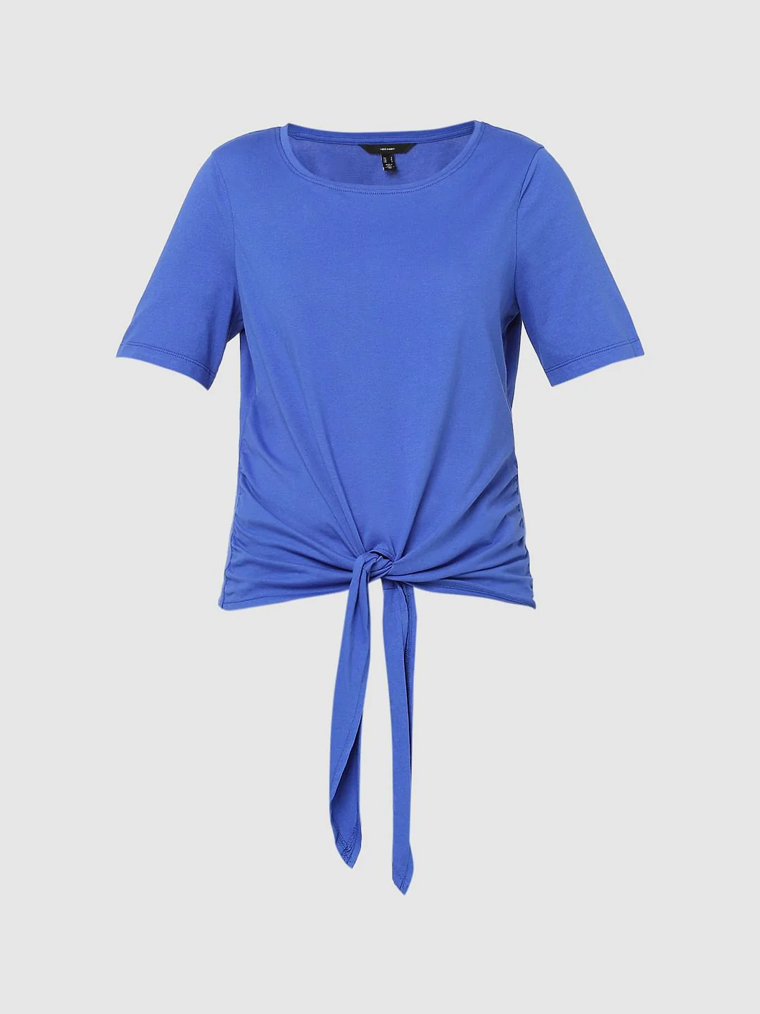 Blue Tie Up T-Shirt - Image 6