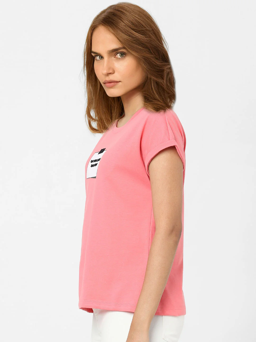 Pink Graphic Print T-Shirt - Image 2